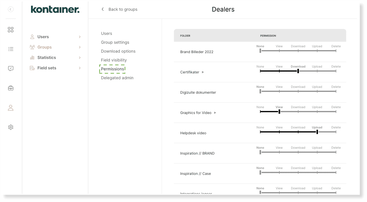 Kontainer Permissions 11