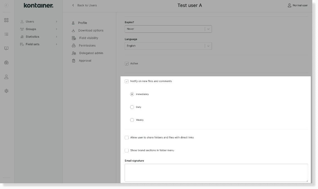 Kontainer Permissions 26