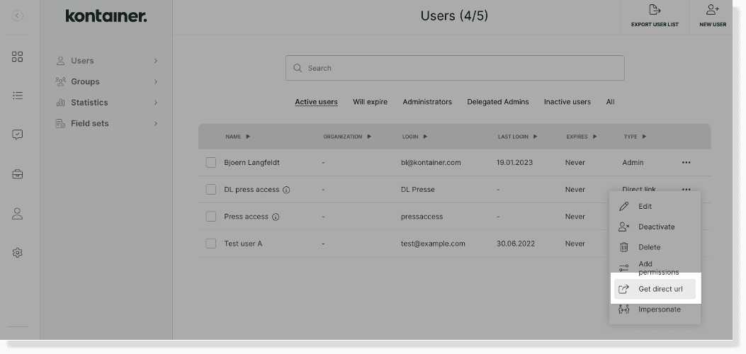 Kontainer Permissions 29