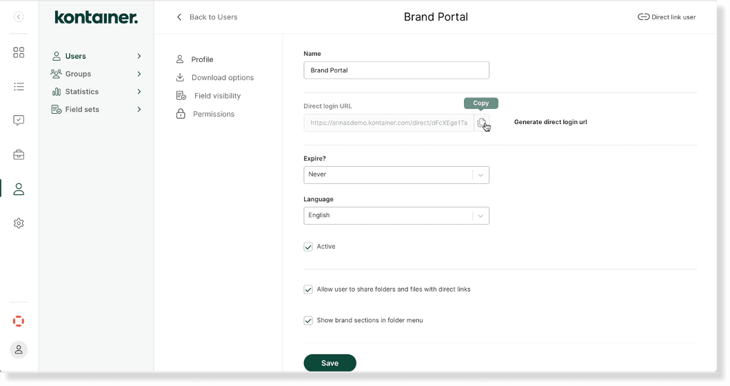 Kontainer Permissions 30