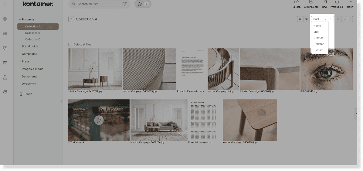 Default view and sort image 3