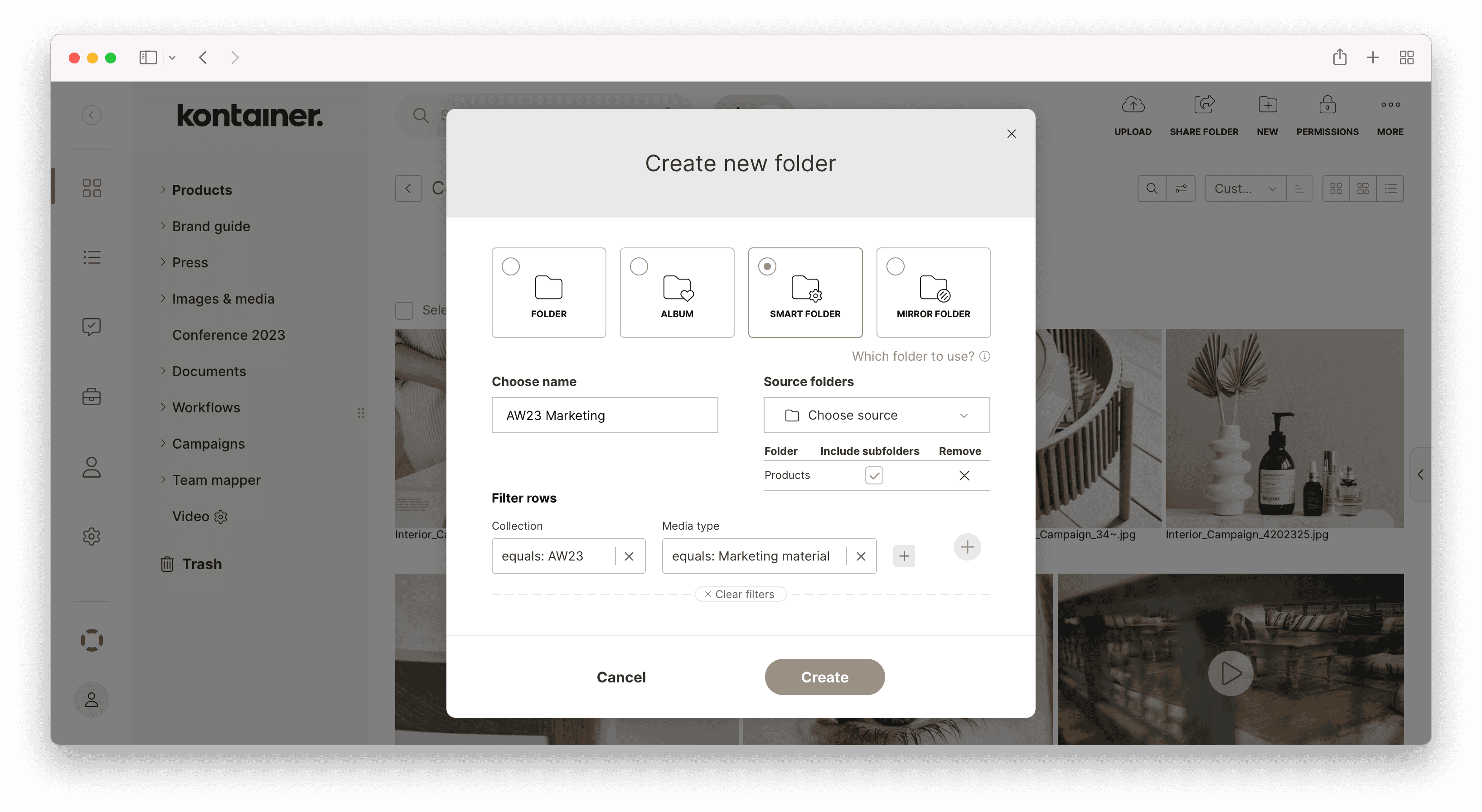 Smart Folders Anleitung Bild 1